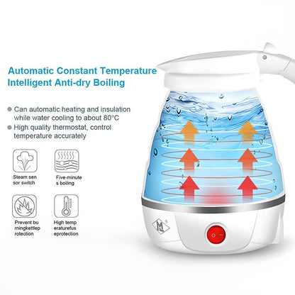 Electric Kettle - Silicone Foldable Electric Kettle